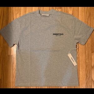 NWT Fear of God Essentials T-Shirt Dark Oatmeal XS,XL